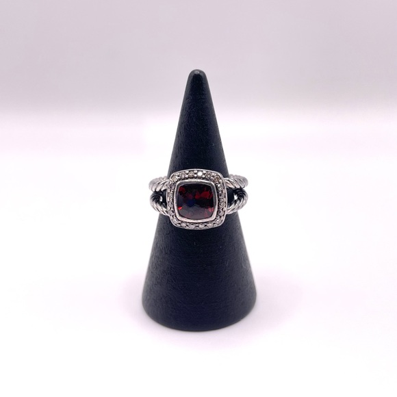 David Yurman Garnet Albion Ring - Picture 4 of 4